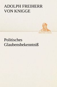 Produktbild: Politisches Glaubensbekenntni&szlig;