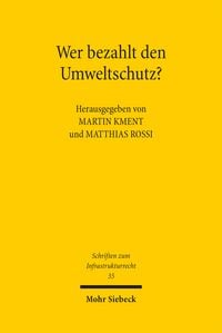 Produktbild: Wer bezahlt den Umweltschutz?