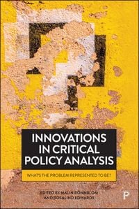 Produktbild: Innovations in Critical Policy Analysis