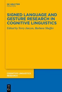 Produktbild: Signed Language and Gesture Research in Cognitive Linguistics