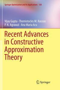Produktbild: Recent Advances in Constructive Approximation Theory