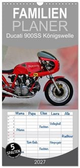 Produktbild: Familienplaner 2027 - Ducati 900SS K&ouml;nigswelle mit 5 Spalten (Wandkalender, 21 x 45 cm) CALVENDO