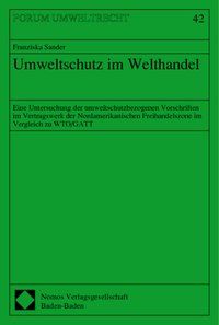 Produktbild: Umweltschutz im Welthandel