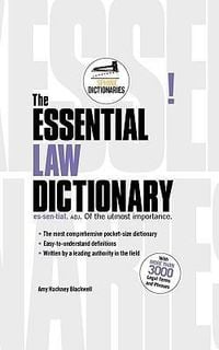 Produktbild: The Essential Law Dictionary