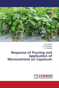 Produktbild: Response of Pruning and Application of Micronutrient on Capsicum