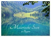 Produktbild: Malerische Seen in Bayern (Tischkalender 2026 DIN A5 quer), CALVENDO Monatskalender