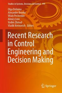 Produktbild: Recent Research in Control Engineering and Decision Making