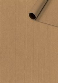Produktbild: Geschenkpapier &bdquo;Braun Kraft&ldquo; | 70 cm &times; 10 m, 80 g/m&sup2;, braun