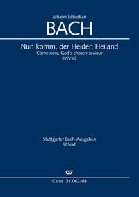 Produktbild: Nun komm, der Heiden Heiland (Klavierauszug)