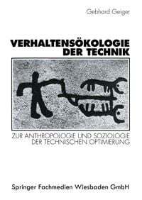 Produktbild: Verhaltens&ouml;kologie der Technik
