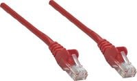 Produktbild: Intellinet 319034 RJ45 Patchkabel CAT 6a S/FTP 0.50 m Rot Einzelschirm, Gesamtschirm, Halogenfrei 1 St.