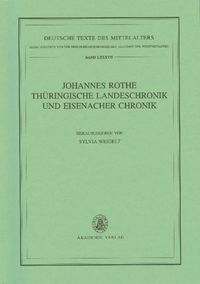 Produktbild: Johannes Rothe Th&uuml;ringische Landeschronik und Eisenacher Chronik