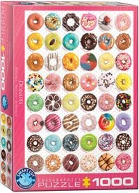 Produktbild: Puzzle 1000 Teile - Donuts Tops - Sweet Collection