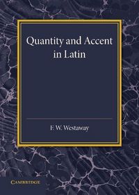 Produktbild: Quantity and Accent in Latin