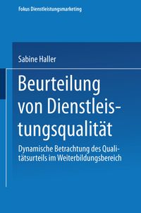 Produktbild: Beurteilung von Dienstleistungsqualit&auml;t