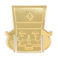 Produktbild: Nussknacker Lesezeichen Gold