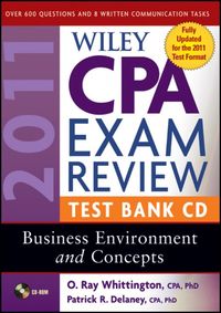 Bild vom Artikel Wiley CPA Exam Review Test Bank CD: Business Environment and Concepts vom Autor Patrick R. Delaney
