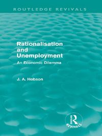 Produktbild: Rationalisation and Unemployment (Routledge Revivals)