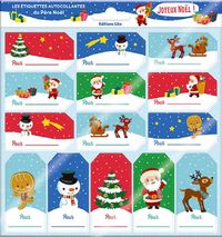 Produktbild: Les &eacute;tiquettes autocollantes du P&egrave;re No&euml;l