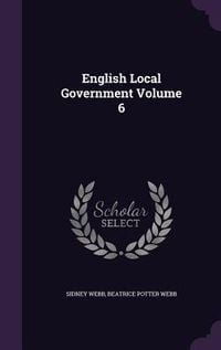 Produktbild: English Local Government Volume 6