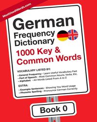 Produktbild: German Frequency Dictionary - 1000 Key & Common German Words in Context (German-English, #0)