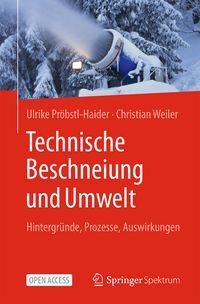 Produktbild: Technische Beschneiung und Umwelt