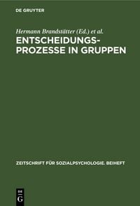 Produktbild: Entscheidungsprozesse in Gruppen