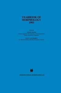 Produktbild: Yearbook of Morphology 1993