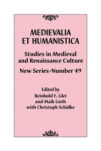 Produktbild: Medievalia et Humanistica, No. 49