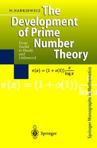 Produktbild: The Development of Prime Number Theory