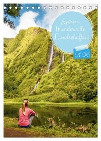 Produktbild: Azoren: Wundervolle Landschaften (Tischkalender 2026 DIN A5 hoch), CALVENDO Monatskalender
