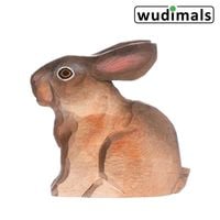 Produktbild: Wudimals A040702 - Hase, Hare, handgeschnitzt aus Holz