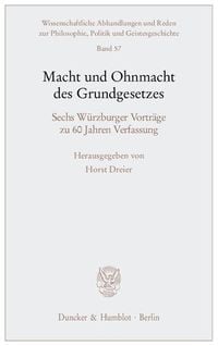 Produktbild: Macht und Ohnmacht des Grundgesetzes.