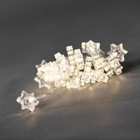Produktbild: Konstsmide 4090-103 Motiv-Lichterkette Stern Innen netzbetrieben Anzahl Leuchtmittel 24 LED Warmwei&szlig; Beleuchtete L&auml;nge: 2.3 m