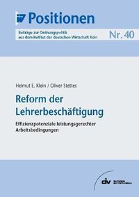 Bild vom Artikel Reform der Lehrerbeschäftigung vom Autor Helmut E. Klein