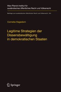 Produktbild: Legitime Strategien der Dissensbew&auml;ltigung in demokratischen Staaten