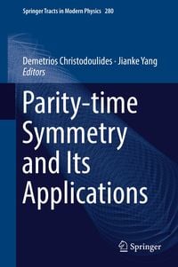 Produktbild: Parity-time Symmetry and Its Applications