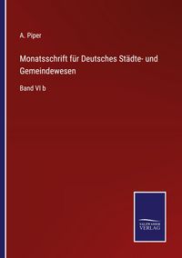 Produktbild: Monatsschrift f&uuml;r Deutsches St&auml;dte- und Gemeindewesen