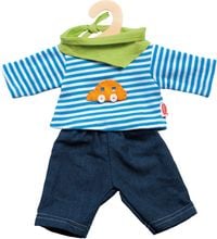 Produktbild: Puppen-Jeans mit Streifenshirt, Gr. 35-45 cm