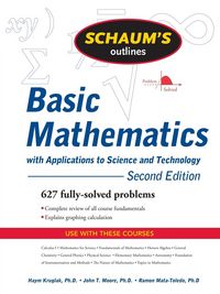 Produktbild: Schaum's Outline of Basic Mathematics with Applications to Science and Technology, 2ed