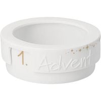 Produktbild: Kleines Adventslicht Advent D.8,5cm H.3,3cm
