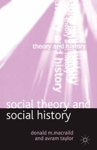 Produktbild: Social Theory and Social History