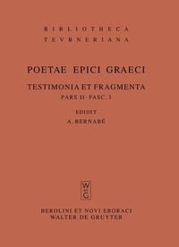 Produktbild: Musaeus. Linus. Epimenides. Papyrus Derveni. Indices
