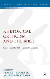 Produktbild: Rhetorical Criticism and the Bible