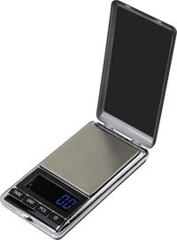 Bild vom Artikel Basetech SJS-60007  Taschenwaage  Wägebereich (max.) 500 g Ablesbarkeit 0.1 g batteriebetrieben Silber vom Autor 