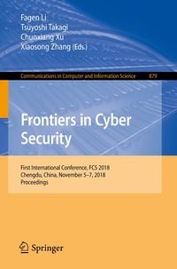Produktbild: Frontiers in Cyber Security