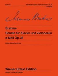 Produktbild: Sonate f&uuml;r Klavier und Violoncello e-Moll op. 38
