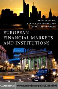 Produktbild: European Financial Markets and Institutions