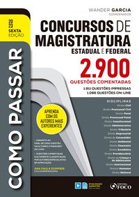 Produktbild: Como Passar Concursos de Magistratura Estadual, Federal