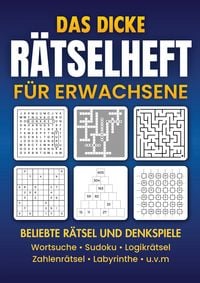 Produktbild: Das dicke R&auml;tselheft f&uuml;r Erwachsene: